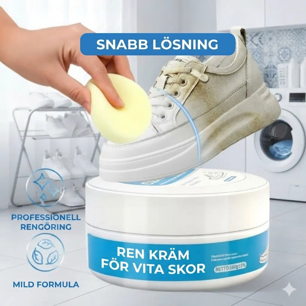 Reparationskräm för vita skor
