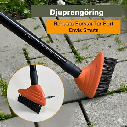 🧹 Borstset för fogar — 3-i-1 trädgårdsverktyg, lämpligt för uteplatser och uppfarter