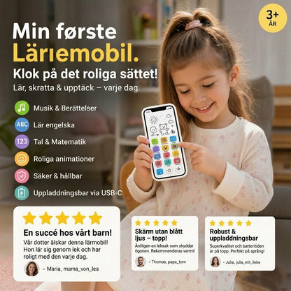 🔥📢 50 % rabatt 📱 Pedagogisk smartphone för barn | Lärande genom lek, ögonvänlig design – det ideala valet för lärande ✨👶
