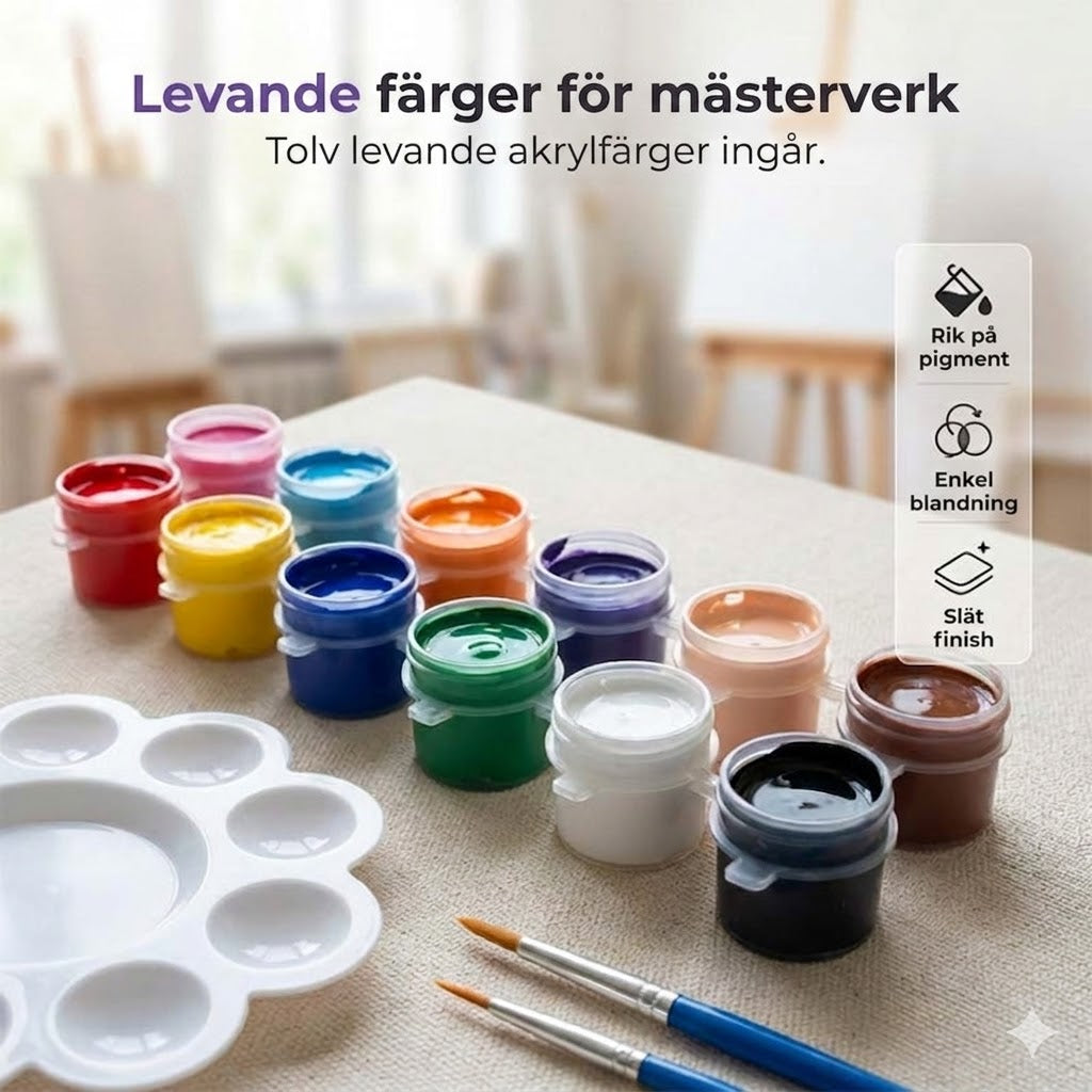 Set med lufttorkande lera