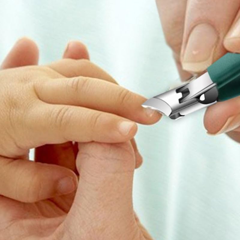 Professionell nageltång med örnnäbbsdesign, lämplig för nageltrång och tjocka naglar.