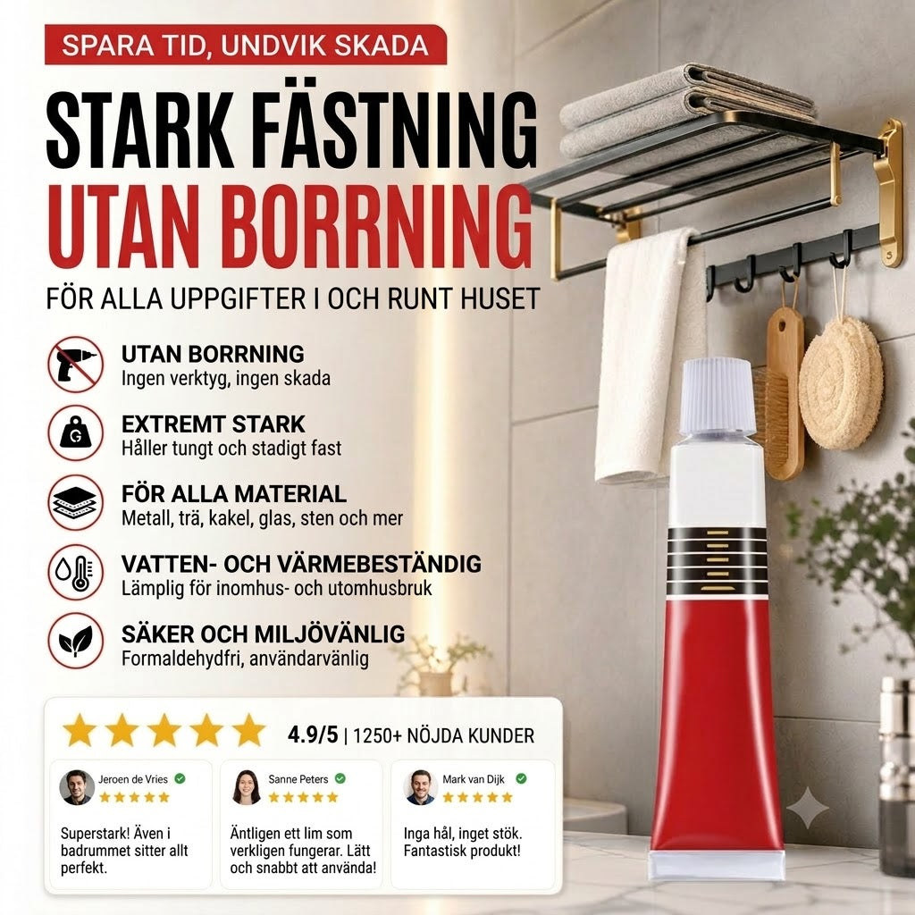 🔥📢 Tidsbegränsat erbjudande: Köp 1, få 1 på köpet! ✨ Sömlösa fästkuddar – starkt fäste utan att borra, uppfyller alla dina monteringsbehov! ✨