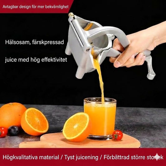 Manuell juicepress med hävarm för citrusfrukter