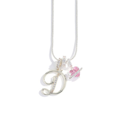 Elegant halsband med hjärtformat hänge