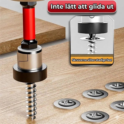 Magnetisk skruvbits i S2-stål med djupstopp