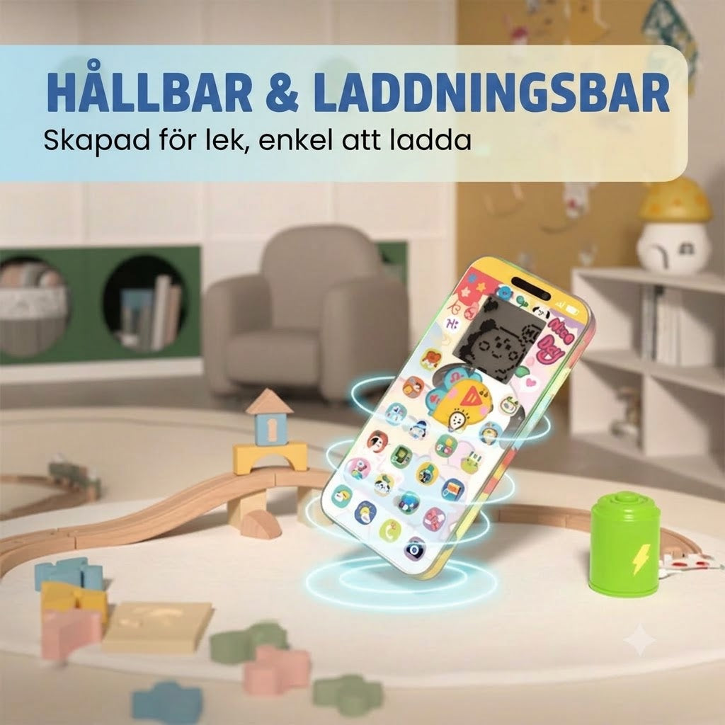 🔥📢 50 % rabatt 📱 Pedagogisk smartphone för barn | Lärande genom lek, ögonvänlig design – det ideala valet för lärande ✨👶