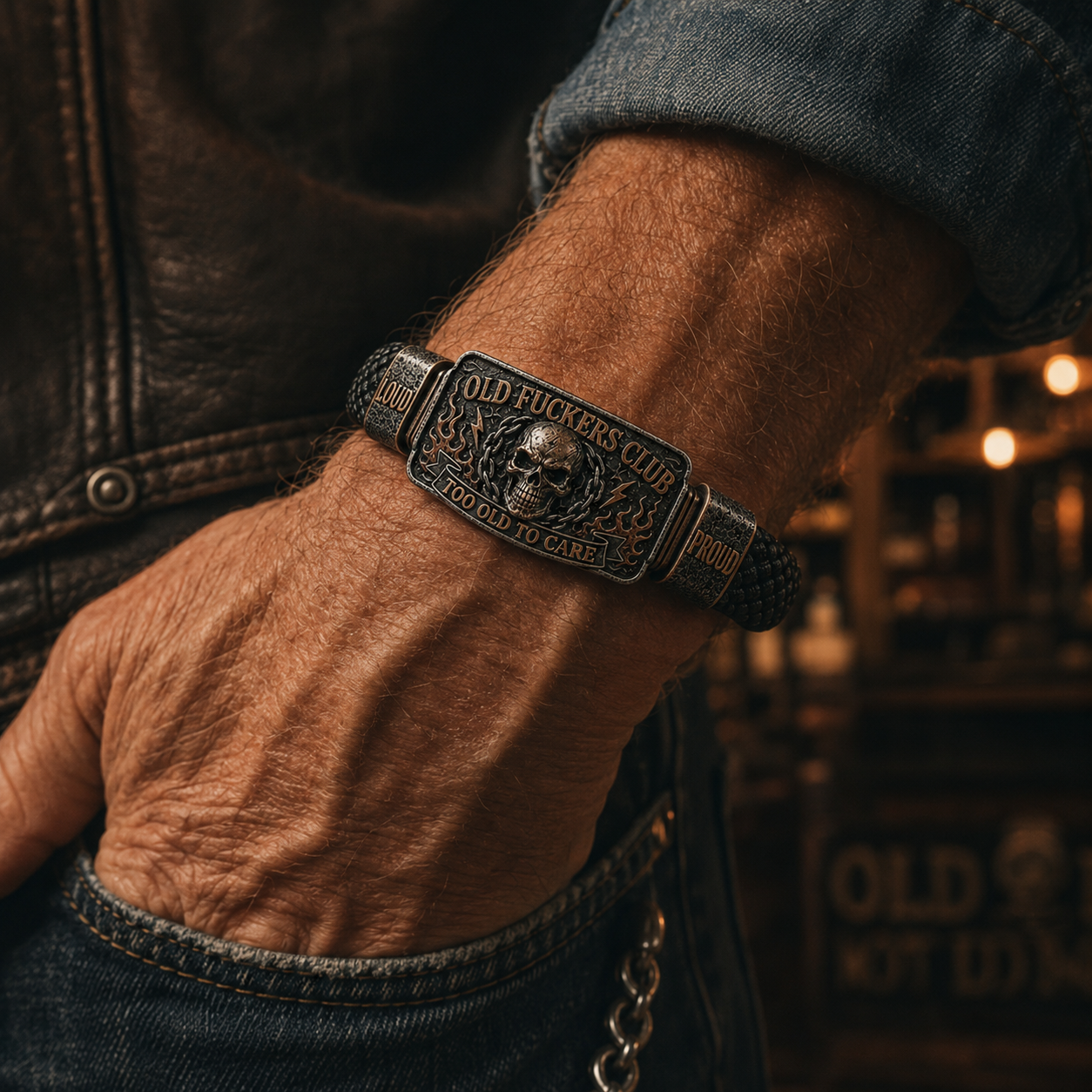 ☠️ Gubbklubben & Vild & Fri 🪓 | 2026 Limited Edition Vintage-armband