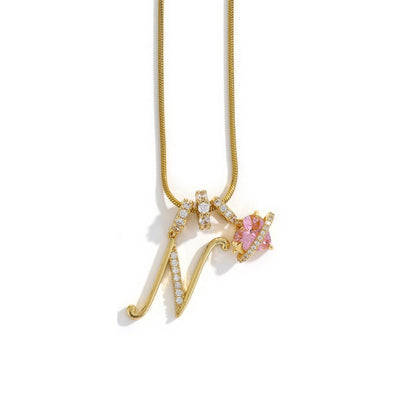 Elegant halsband med hjärtformat hänge