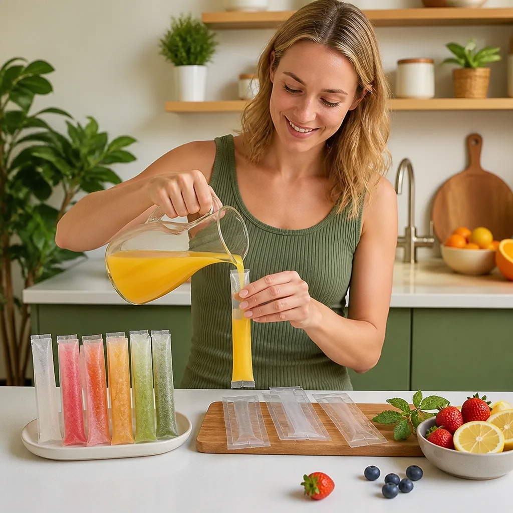 DIY Isglasspåsar (100 st) - Engångsformar för Isglass