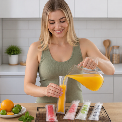 DIY Isglasspåsar (100 st) - Engångsformar för Isglass