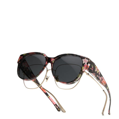 🕶 Nya oversize cat eye-solglasögon – Polariserade linser & UV400-skydd