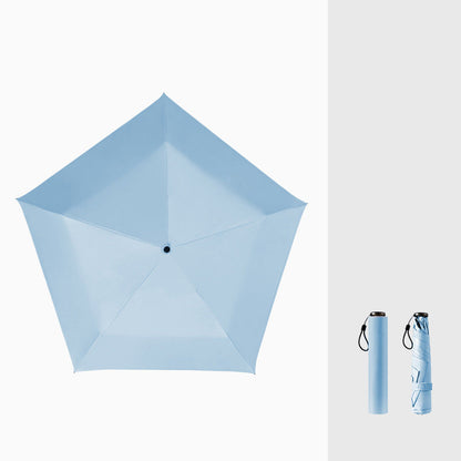 Ultralätt kolfiberparaply – UV-skydd (svart beläggning), sol- och regnskydd ☂️