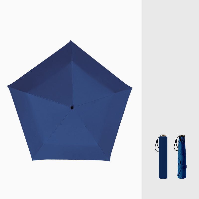 Ultralätt kolfiberparaply – UV-skydd (svart beläggning), sol- och regnskydd ☂️