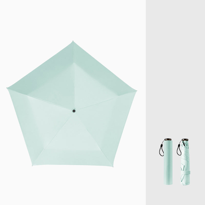 Ultralätt kolfiberparaply – UV-skydd (svart beläggning), sol- och regnskydd ☂️