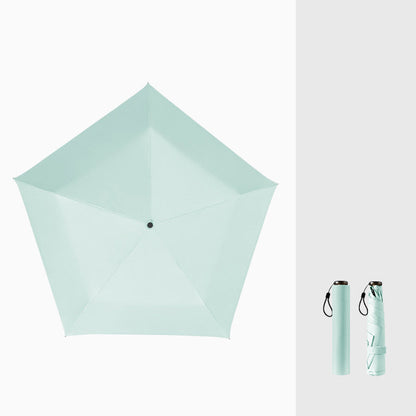 Ultralätt kolfiberparaply – UV-skydd (svart beläggning), sol- och regnskydd ☂️