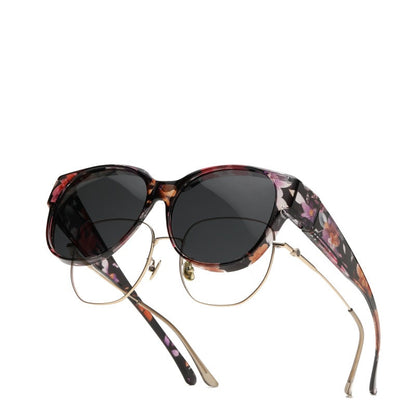 🕶 Nya oversize cat eye-solglasögon – Polariserade linser & UV400-skydd