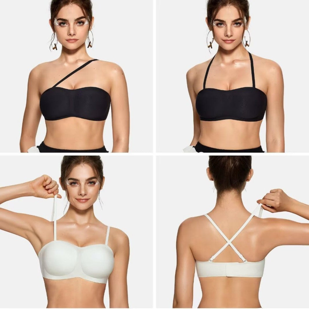 Axelbandslös push-up-BH