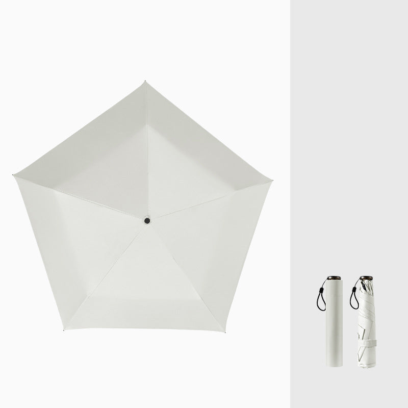 Ultralätt kolfiberparaply – UV-skydd (svart beläggning), sol- och regnskydd ☂️