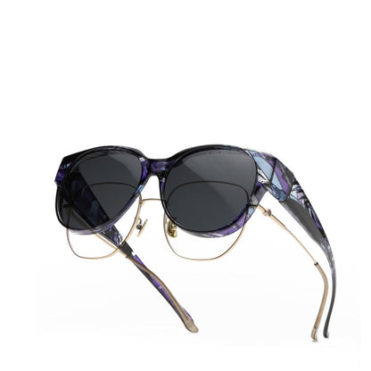 🕶 Nya oversize cat eye-solglasögon – Polariserade linser & UV400-skydd