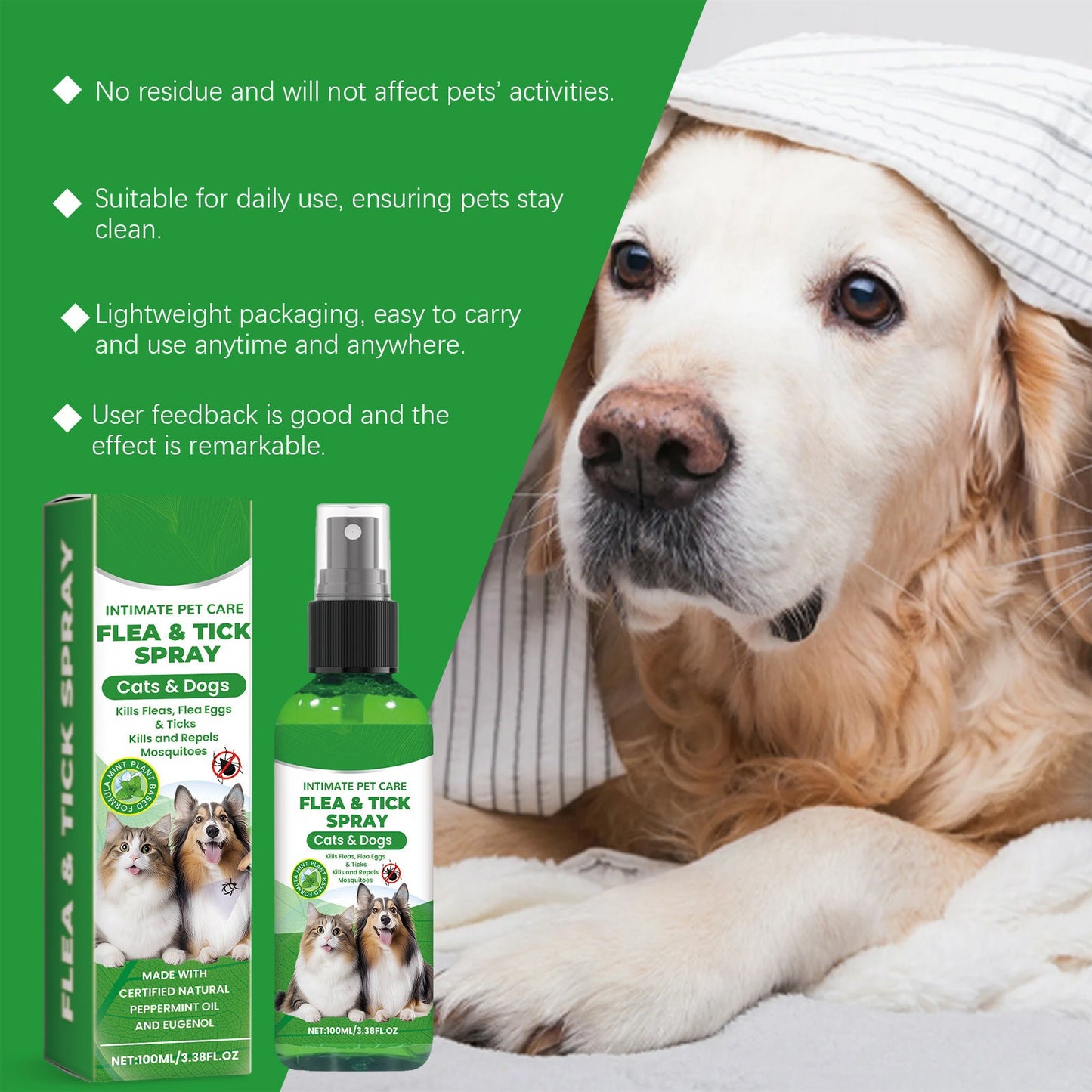 Naturlig lopp- och fästingspray 🐱🐶