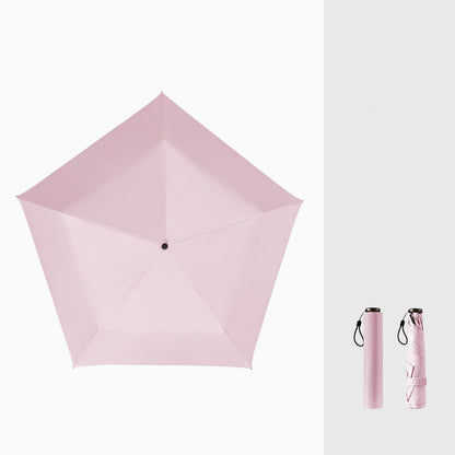Ultralätt kolfiberparaply – UV-skydd (svart beläggning), sol- och regnskydd ☂️