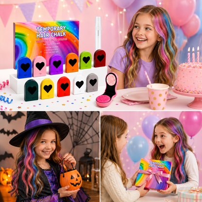 ColorPop hårkritor – 12 tvättbara färger