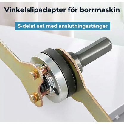 Adaptersats – från borrmaskin till vinkelslip