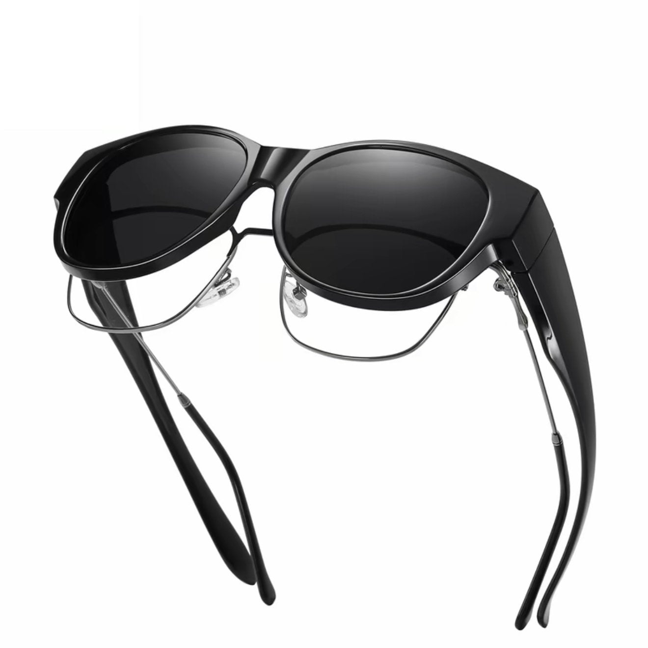 🕶 Nya oversize cat eye-solglasögon – Polariserade linser & UV400-skydd