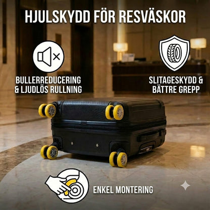 Hjulskydd för resväska