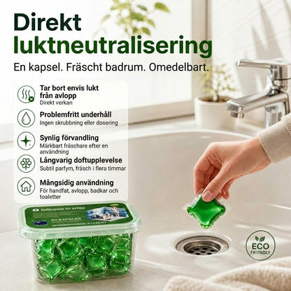 Avloppsrens- och luktborttagningstabletter