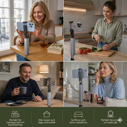 Bärbart mobilställ – Hopfällbart och justerbart reseställ