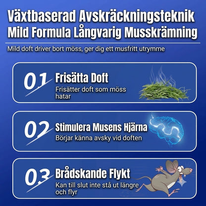 Växtbaserad musavvisande gel – för inomhusbruk