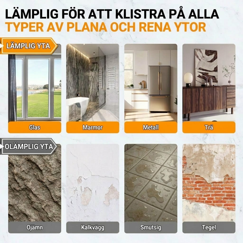 Kraftigt självhäftande kardborreband (1 set med 20 st.)