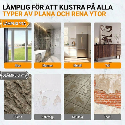 Kraftigt självhäftande kardborreband (1 set med 20 st.)