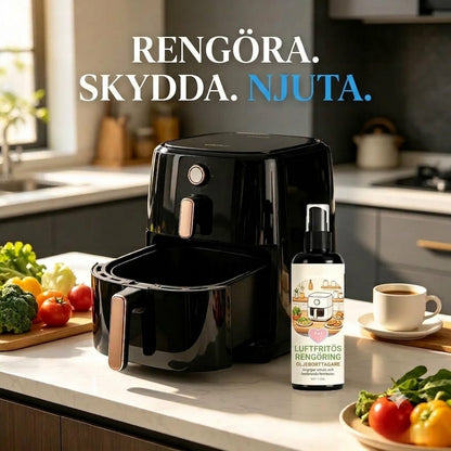 2-i-1 Airfryer-rengöringsmedel och avfettningsspray