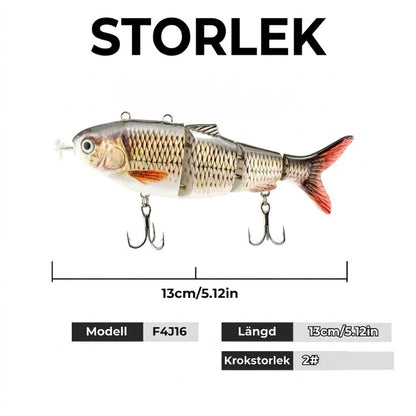 Flerledad bionisk swimbait