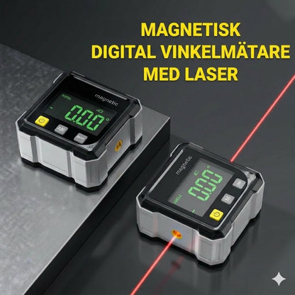 Digital lasergoniometer med magnet