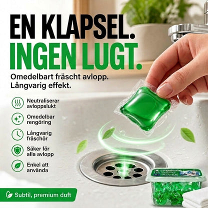 Avloppsrens- och luktborttagningstabletter