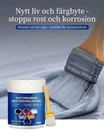 Vattenbaserad rostskyddande metallfärg