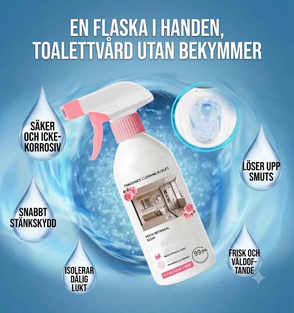 Multifunktionell badrumsspray