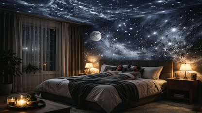 🔌 Plug-and-play HD nattlampa med stjärnhimmel- och havsprojektion 🥳⭐