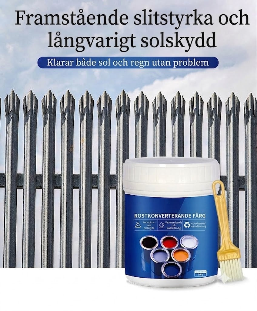 Vattenbaserad rostskyddande metallfärg