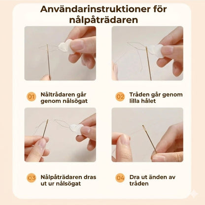 Magnetiskt sykit i två lager – Lyxigt syskrin med tråd och nålar