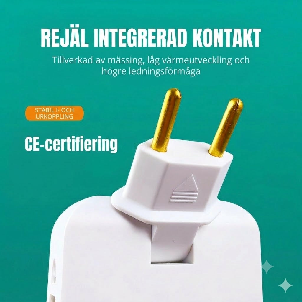 🔌 Roterbart eluttag – en praktisk lösning för trånga utrymmen
