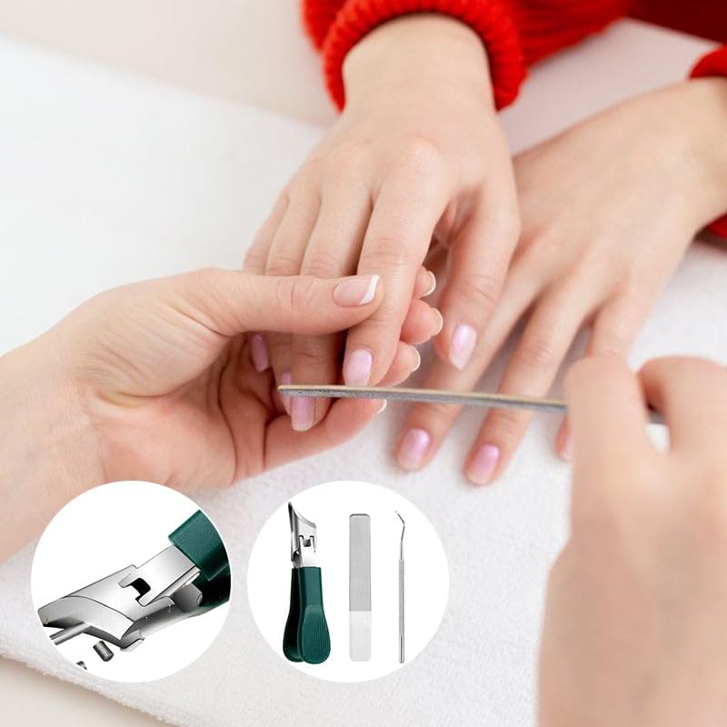 Professionell nageltång med örnnäbbsdesign, lämplig för nageltrång och tjocka naglar.