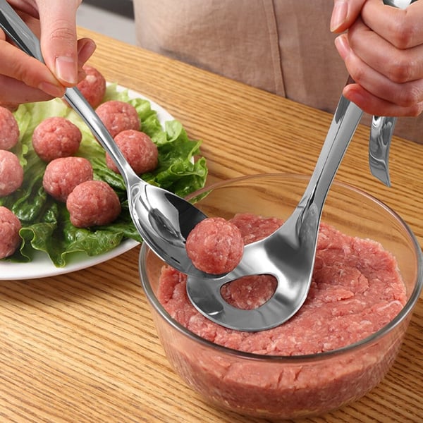 Köttbulleform i rostfritt stål