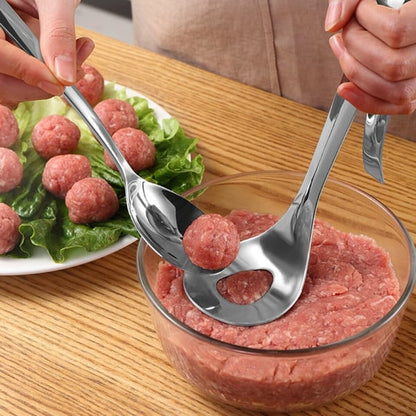 Köttbulleform i rostfritt stål