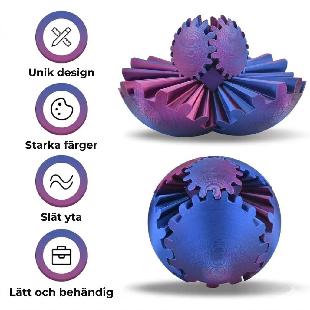 Fidget spinner-boll – stresslindring och ökad koncentration