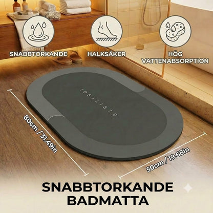 Snabbtorkande badmatta