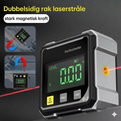 Digital lasergoniometer med magnet
